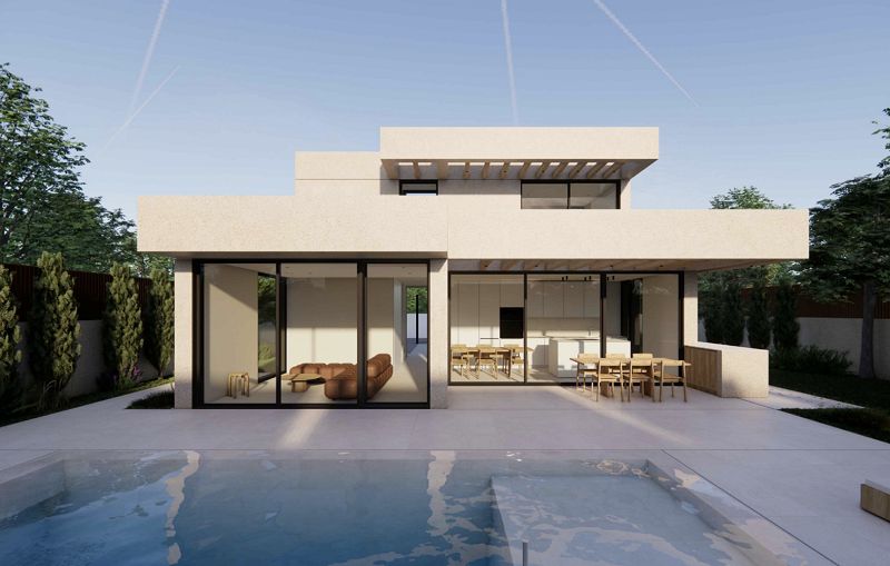 Moderne nieuwbouw villa te koop in Polop
