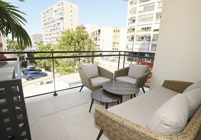 Modern appartement met zeezicht nabij het strand  in Calpe